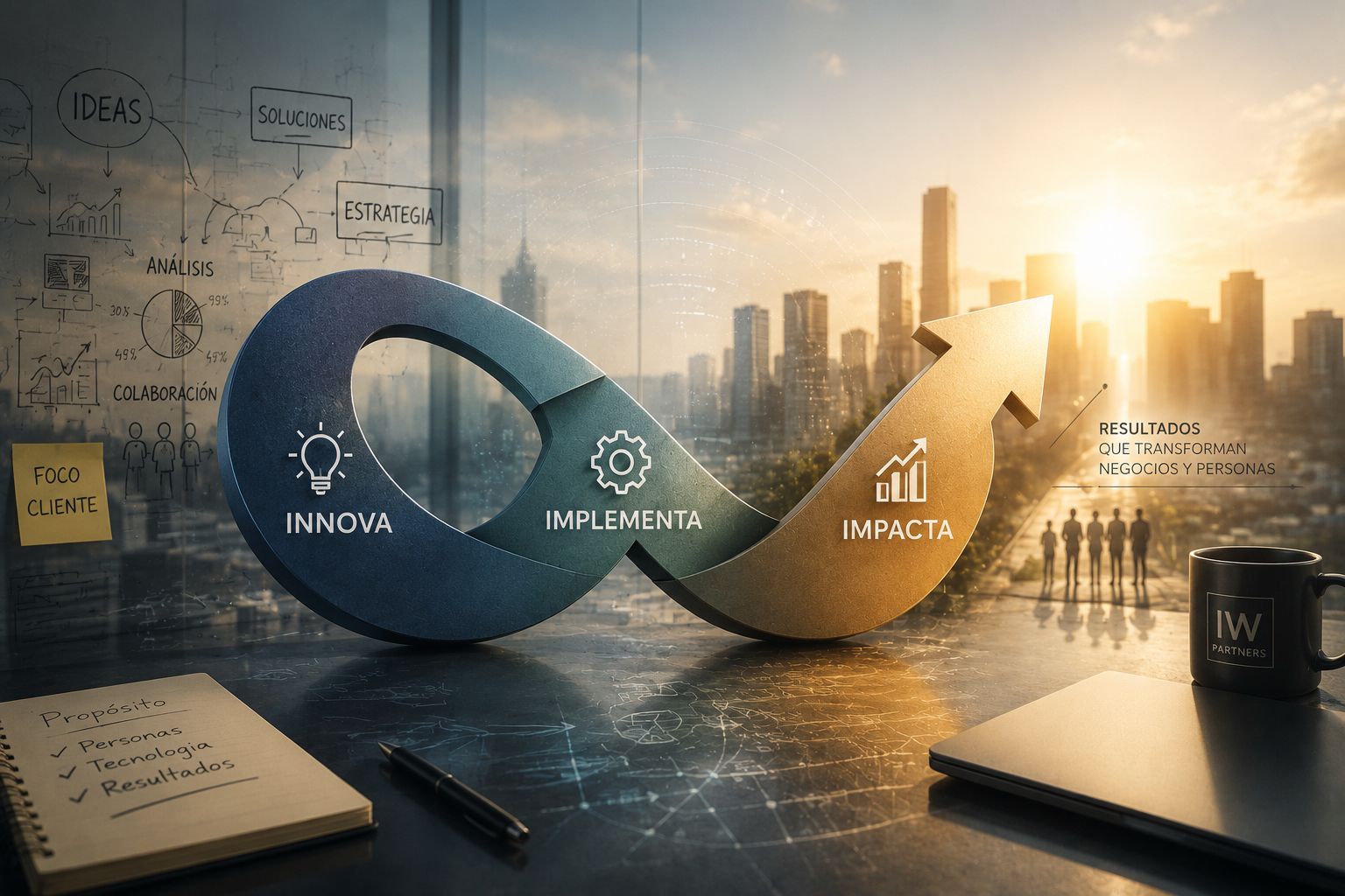 Concepto de innovación, implementación e impacto